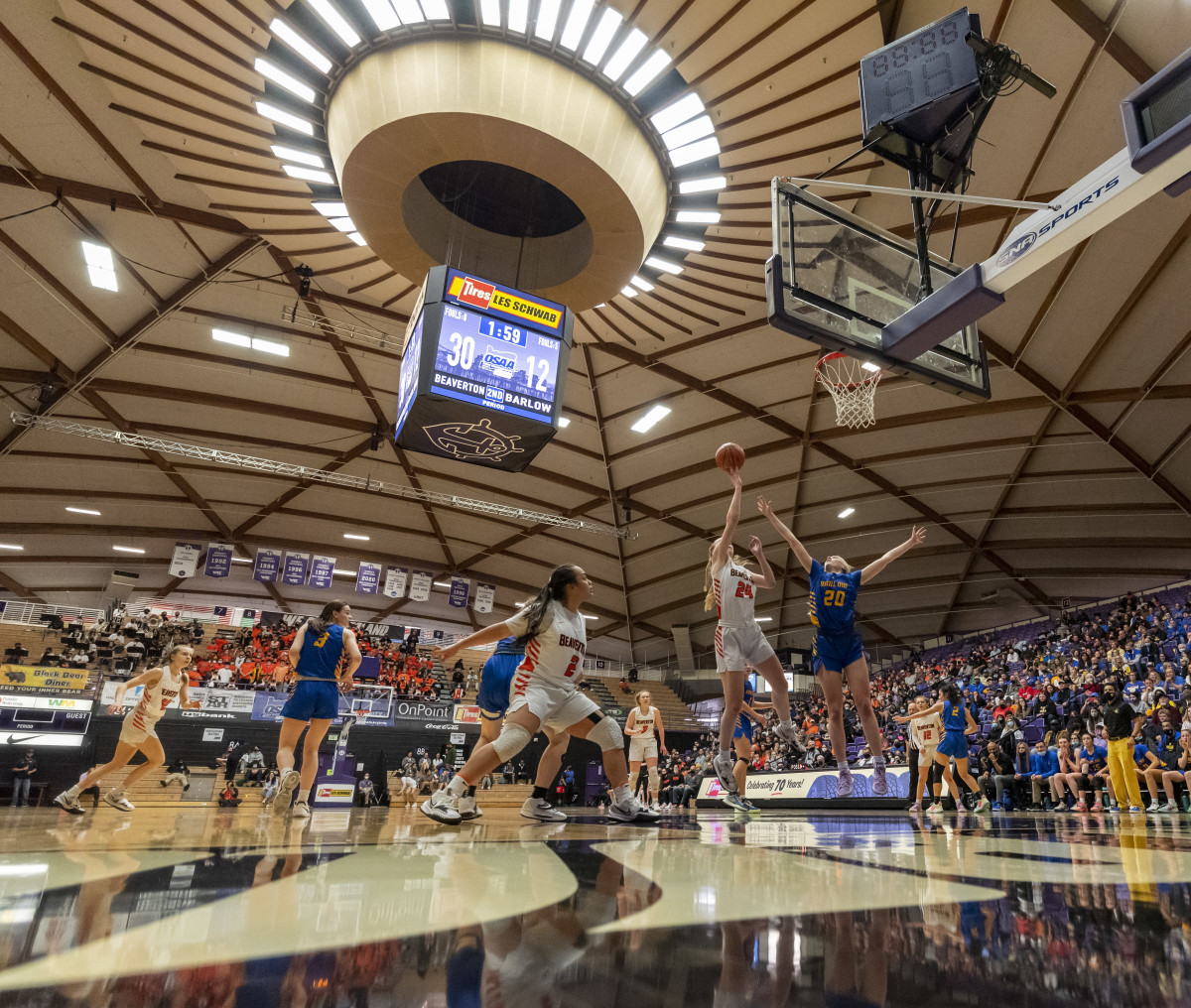 Beaverton Barlow girls basketball Taylor Balkom 3